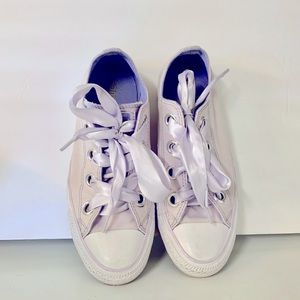Sz 8 lavender Classic converse all star low top